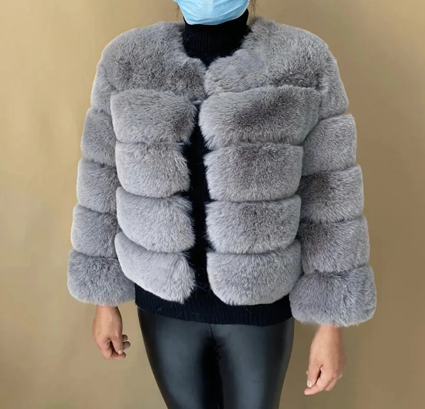 Faux Fur Coat