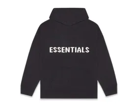 FEAR OF GOD ESSENTIALS "Knit" Hoodie Black