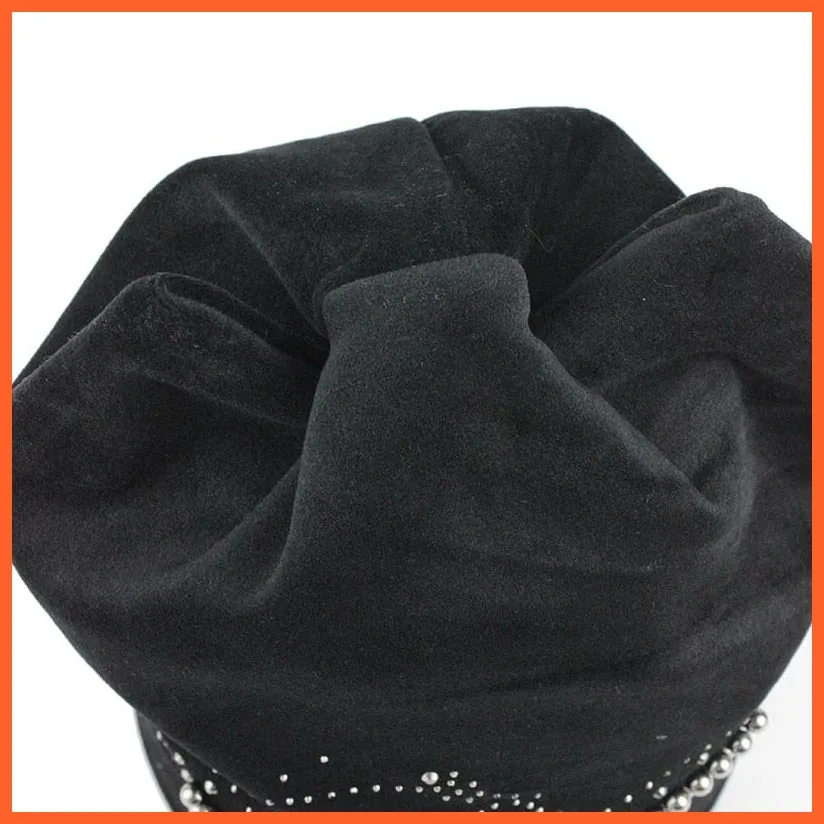 Female Beanie  Autumn  Winter Hip-Hop Caps | Fashion Skullies Rhinestone Hats For Women | Beanies Balaclava  Women Skullies