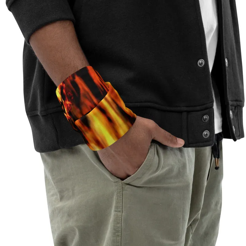 Fiery Skull Neck Gaiter