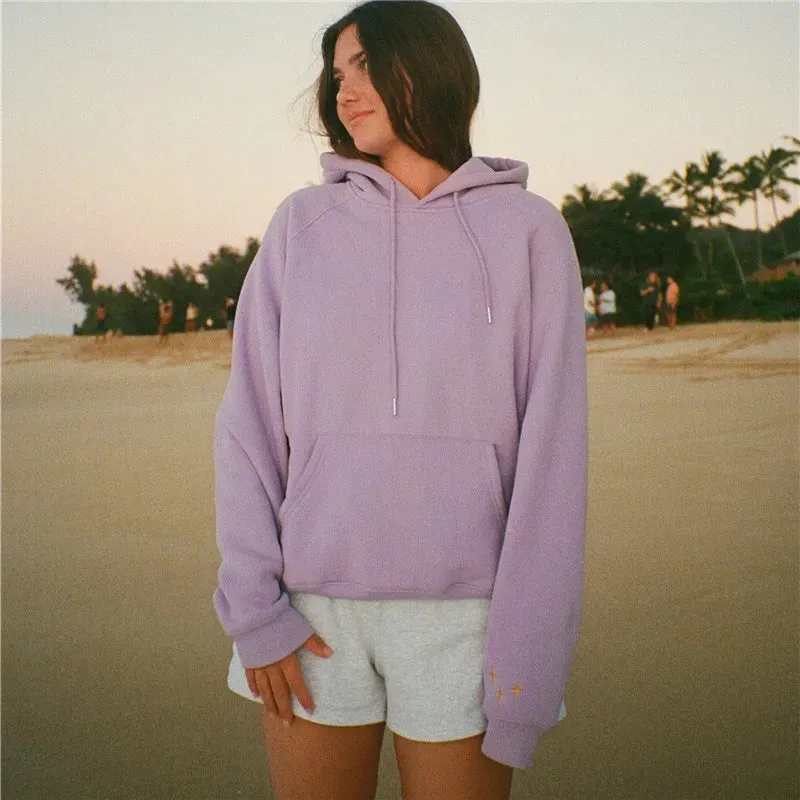 Floral Print Graphic Cute Hoodie