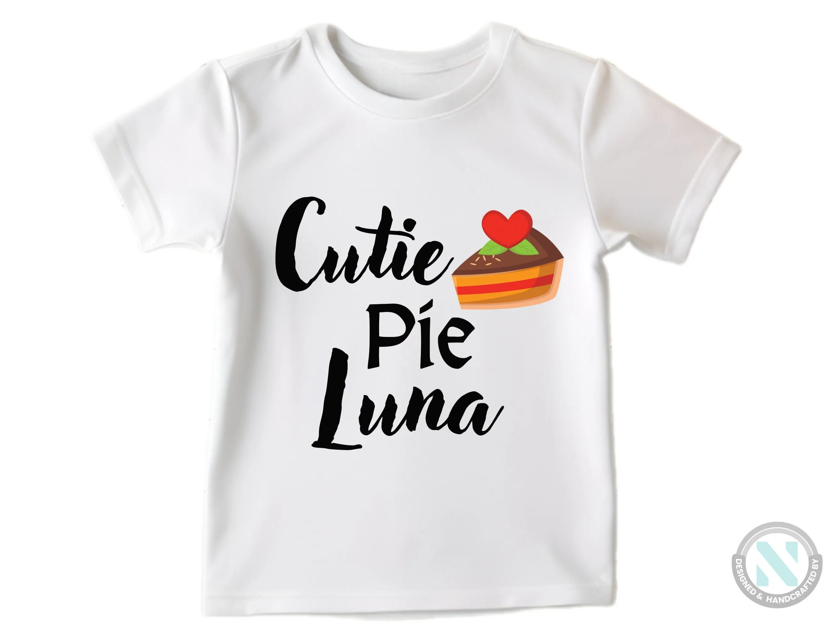 Girls Custom Long Sleeve Baby Bodysuit Birthday Gift with Cutie Pie
