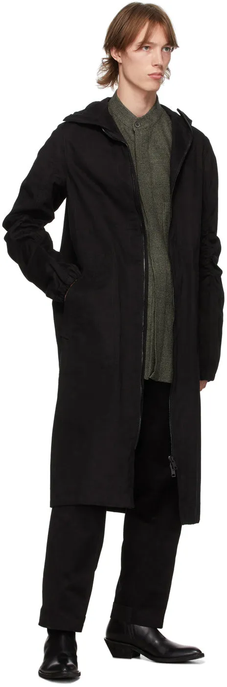 Haider Ackermann Black Cotton Parka