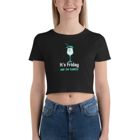 IT'S FRIDAY Women’s Crop Tee