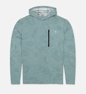Jetty Skiff UV Hooded LST - Light Blue
