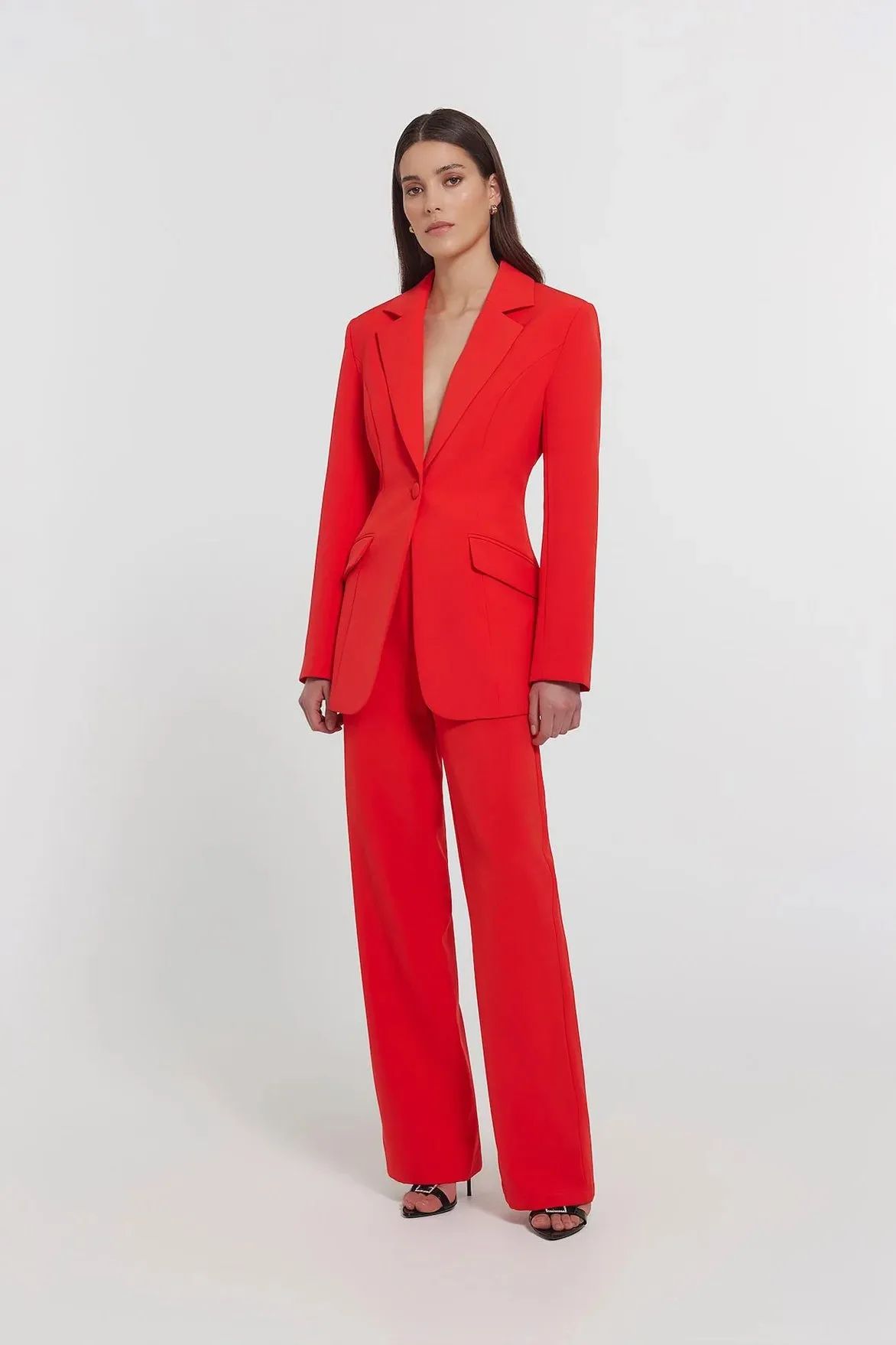 Kianna Sienna Blazer - Red
