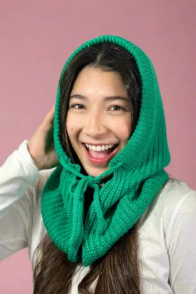 Knit Balaclava - Green