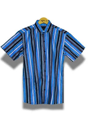 Men Cotton Casual Shirt Multi-Coloured Half Sleev Shirt (f35)