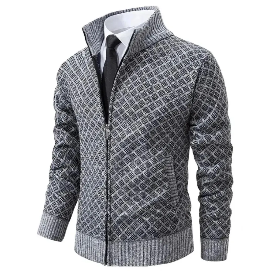 Men's Stylish Comfort Sweater with Modern Patterns