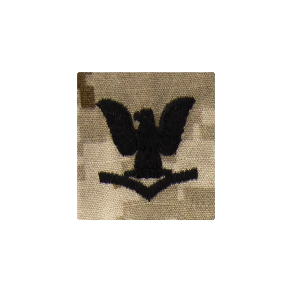 Navy Parka Tab Desert Digital Embroidered Rank - Enlisted & Officer