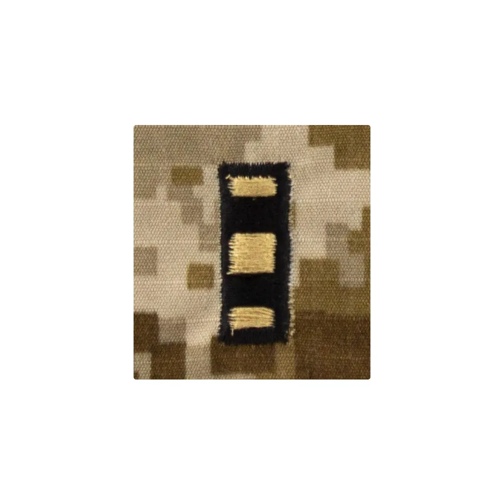 Navy Parka Tab Desert Digital Embroidered Rank - Enlisted & Officer