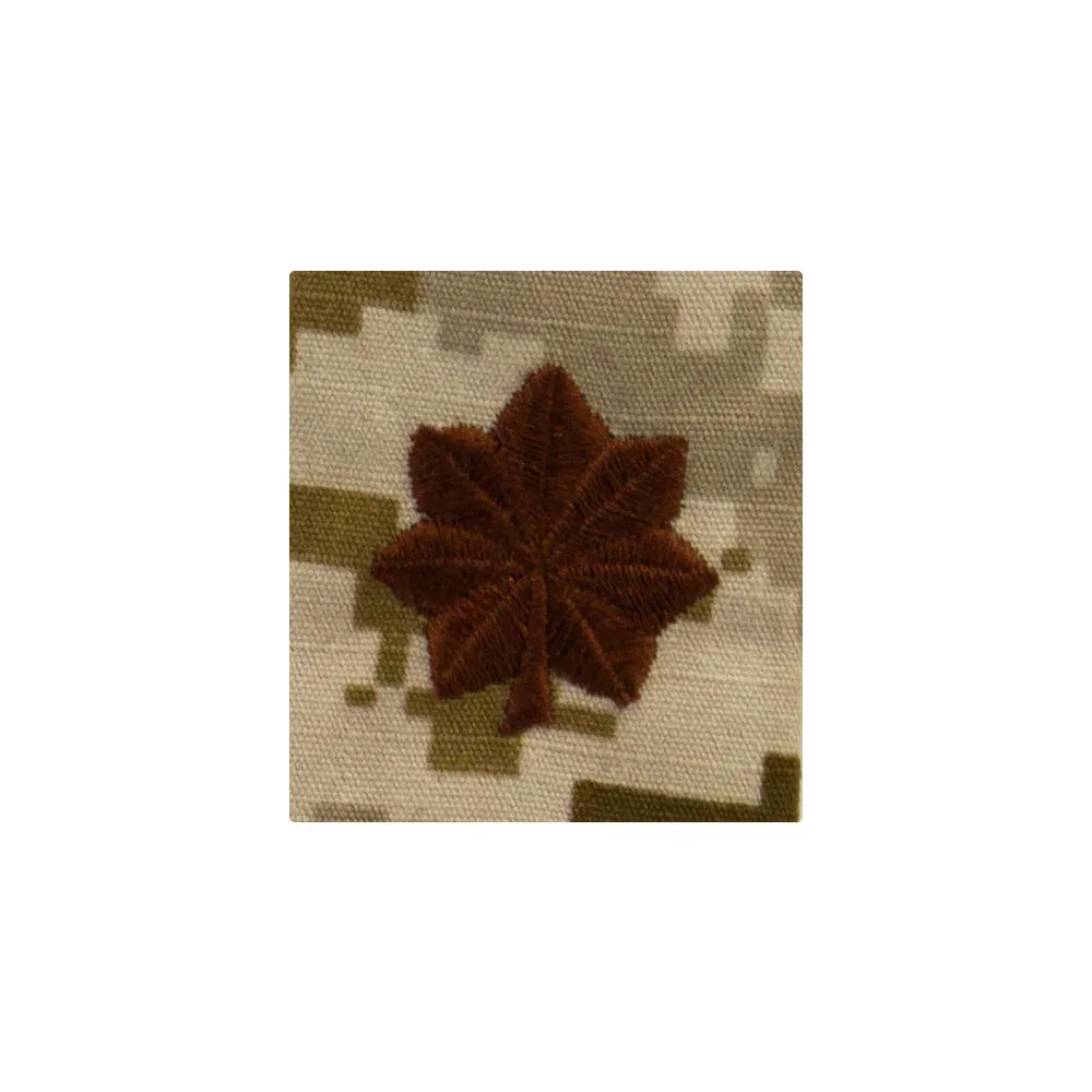 Navy Parka Tab Desert Digital Embroidered Rank - Enlisted & Officer