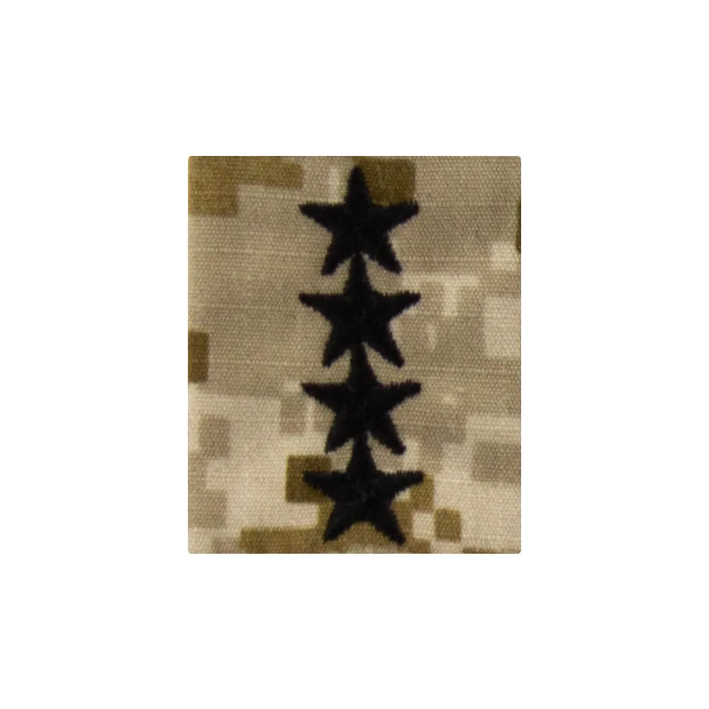 Navy Parka Tab Desert Digital Embroidered Rank - Enlisted & Officer