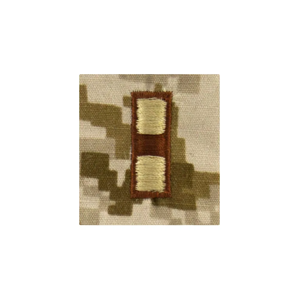 Navy Parka Tab Desert Digital Embroidered Rank - Enlisted & Officer