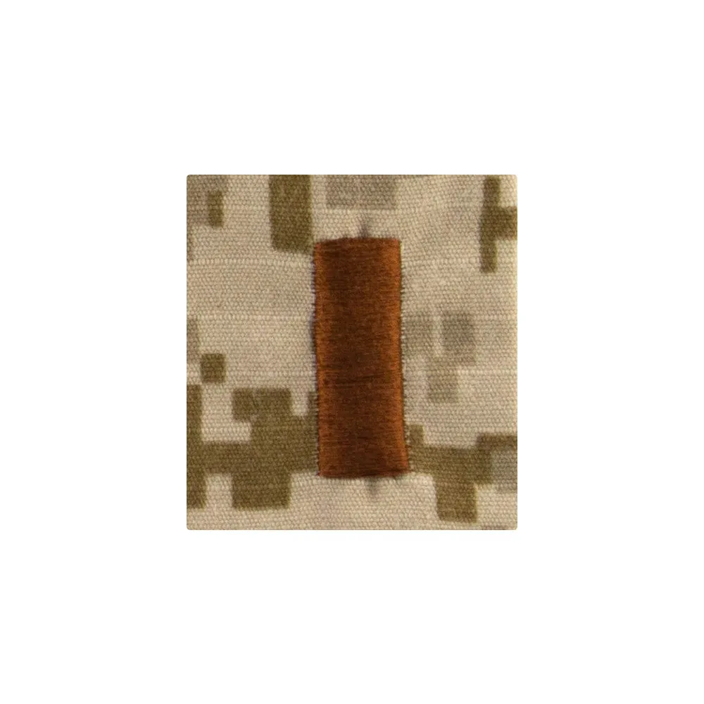Navy Parka Tab Desert Digital Embroidered Rank - Enlisted & Officer