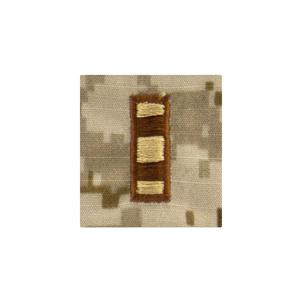 Navy Parka Tab Desert Digital Embroidered Rank - Enlisted & Officer