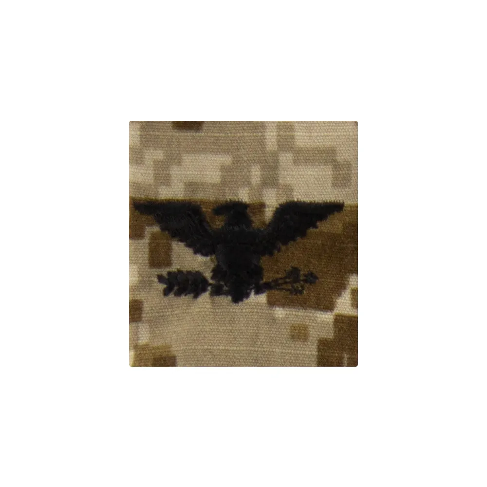 Navy Parka Tab Desert Digital Embroidered Rank - Enlisted & Officer
