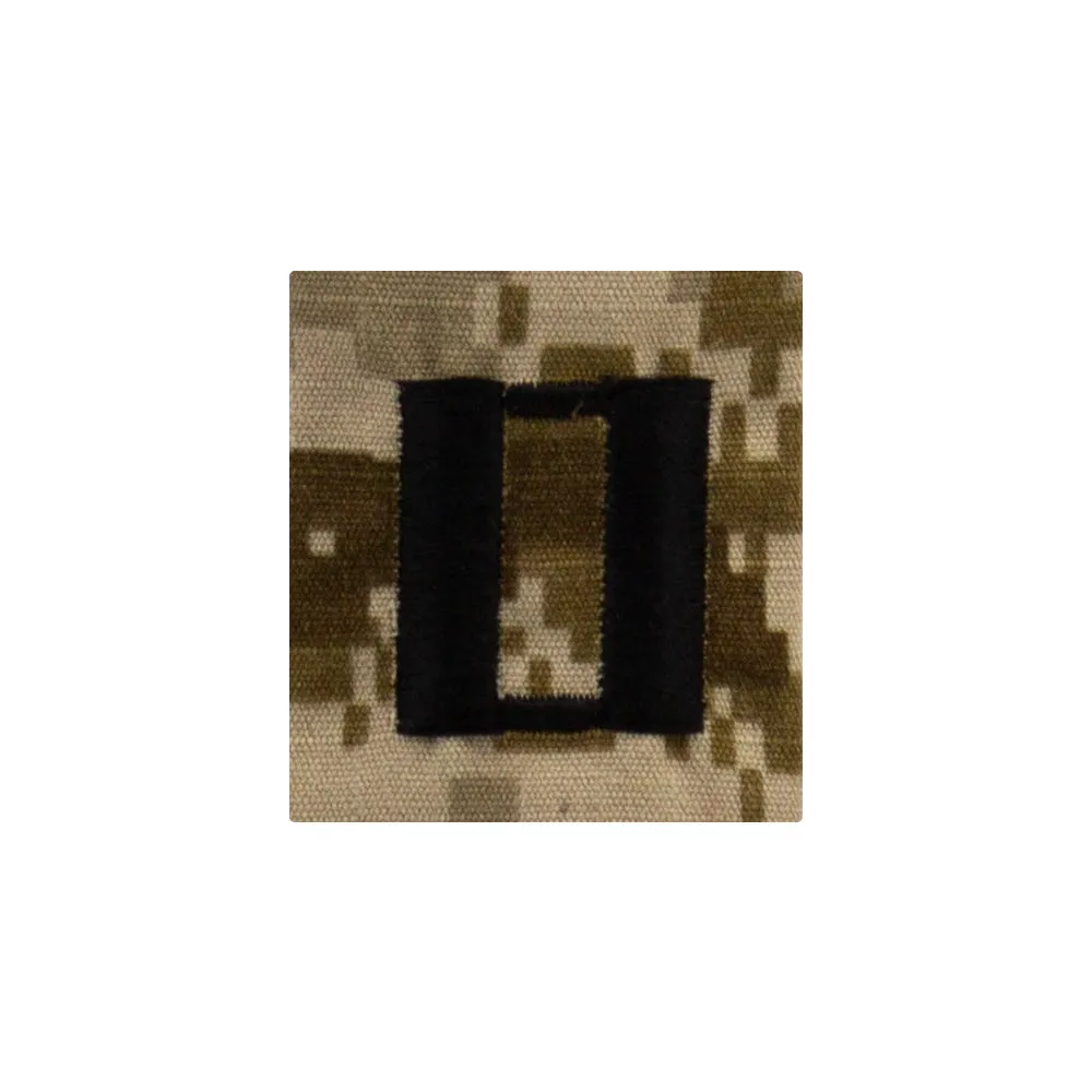 Navy Parka Tab Desert Digital Embroidered Rank - Enlisted & Officer