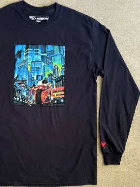 neo tokyo LONG SLEEVE t-shirt BLACK