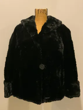 Northern Fur Company, Made in Canada Vintage Shorn Beaver Fur Coat