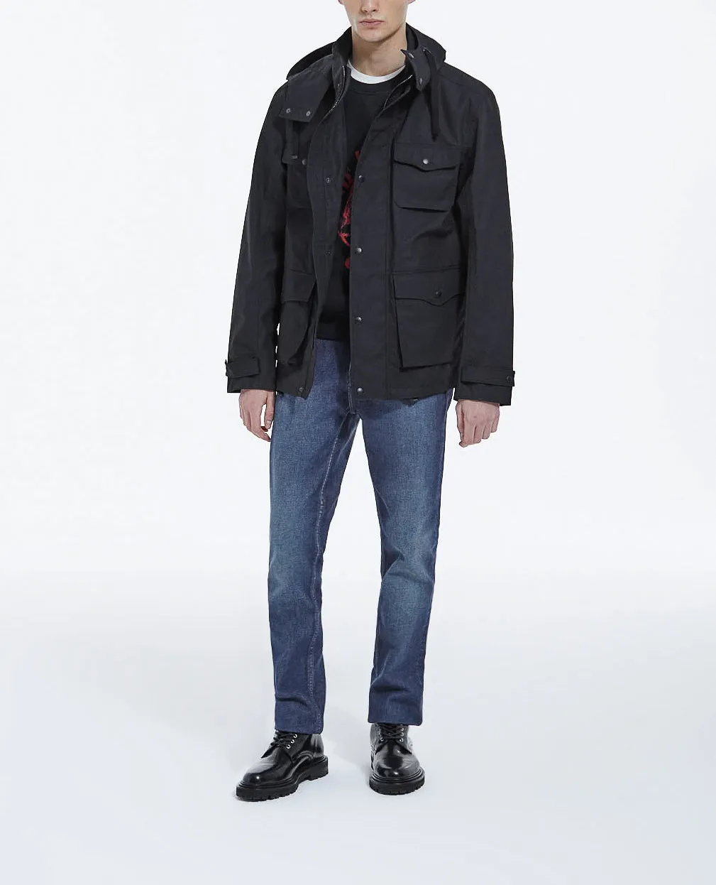 Parka à capuche
