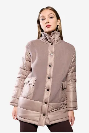 Parka Combinada para Mujer de Bocetto
