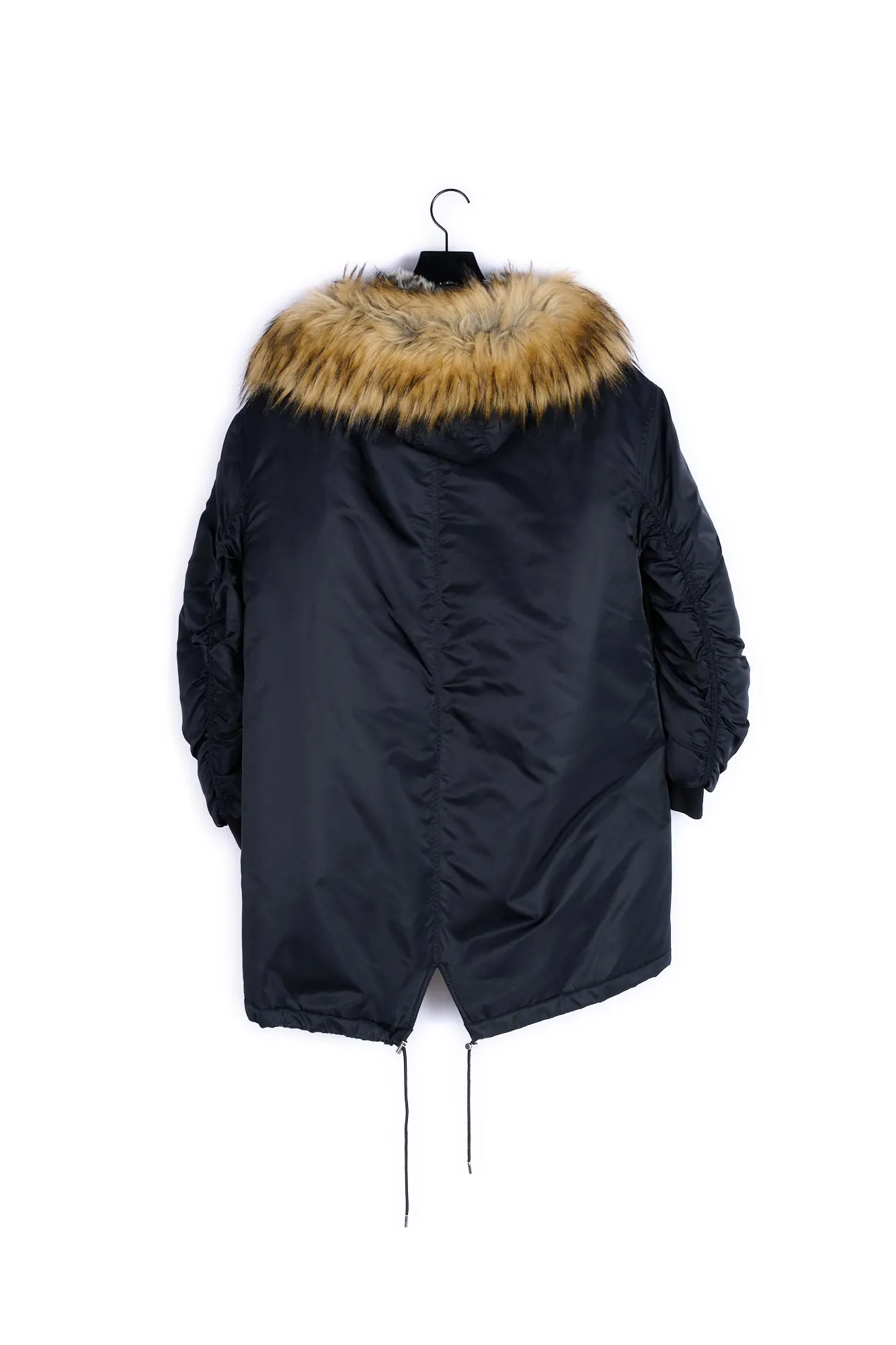 Parka oversize noire