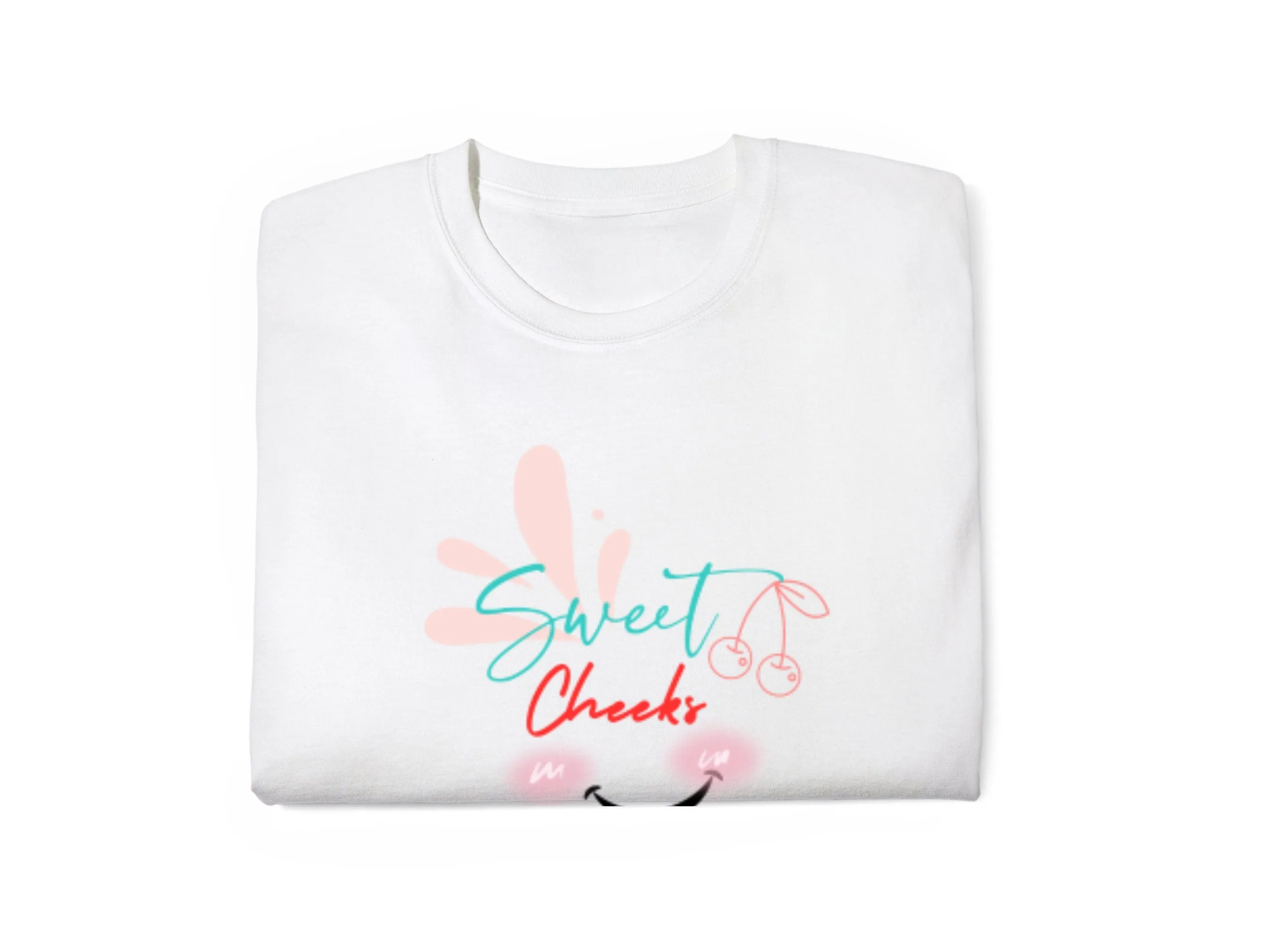 Personalized Name Baby Vest with Sweet Cheekr Text for Baby Girls