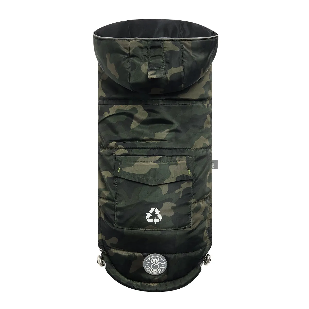 Recycled Parka Dog Jacket Camouflage