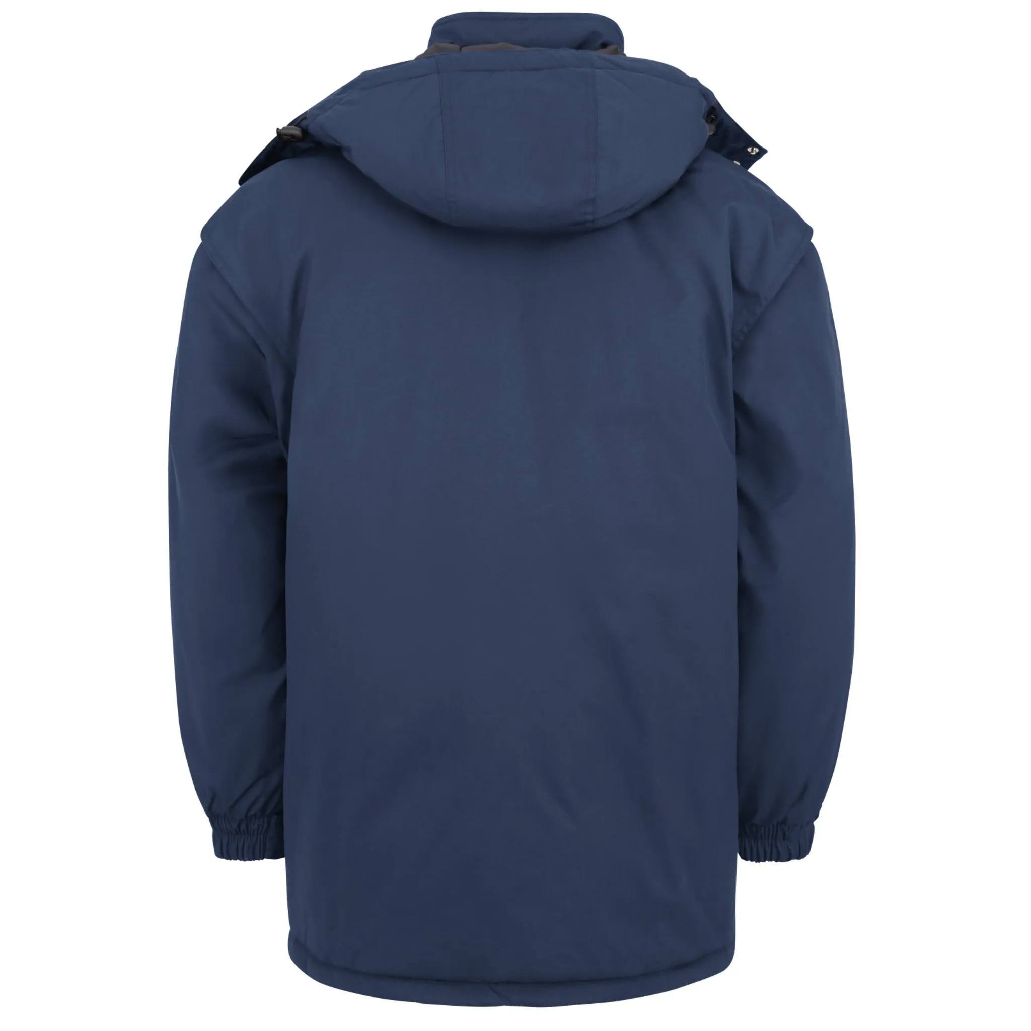 Red Kap JP70 Heavyweight Parka with Water Repellent Fabric, Detachable Hood, Adjustable Waist, Ample Storage Pockets, Storm Flap, Gussets | Sizes S-5XL