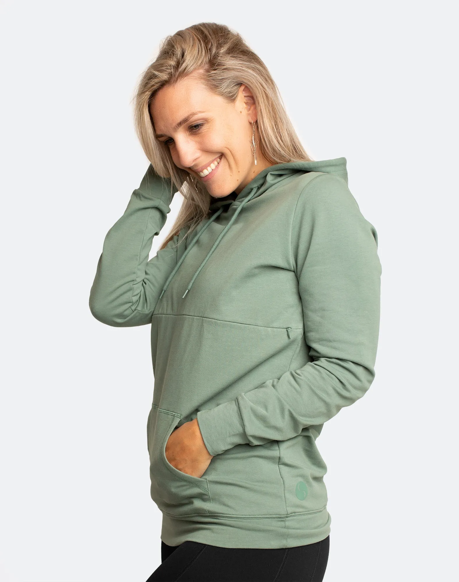 Relove ** Breastfeeding Hoodie - Casual Hoodie Khaki