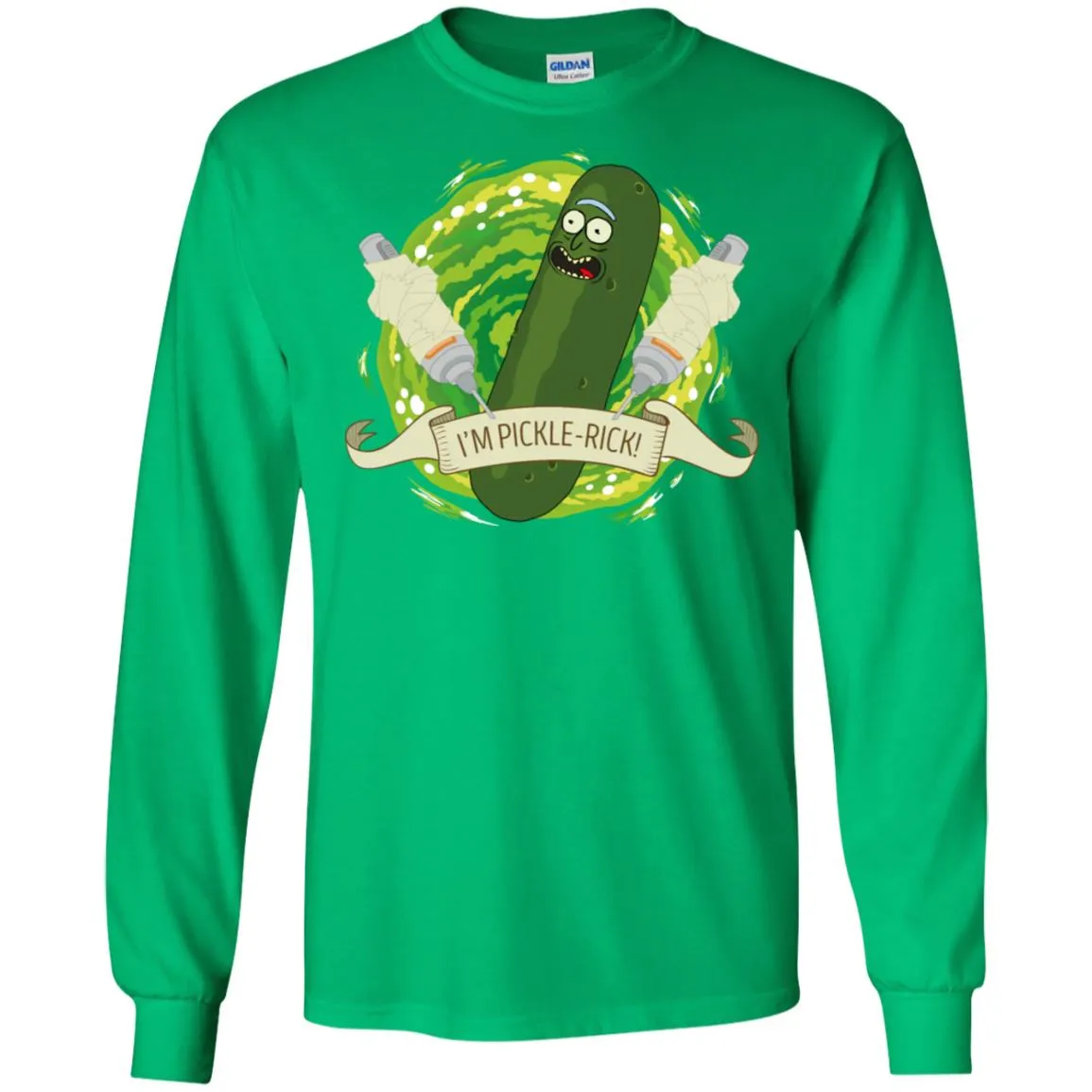 Rick And Morty I'm Pickle Rick Men Long SLeeve Shirt