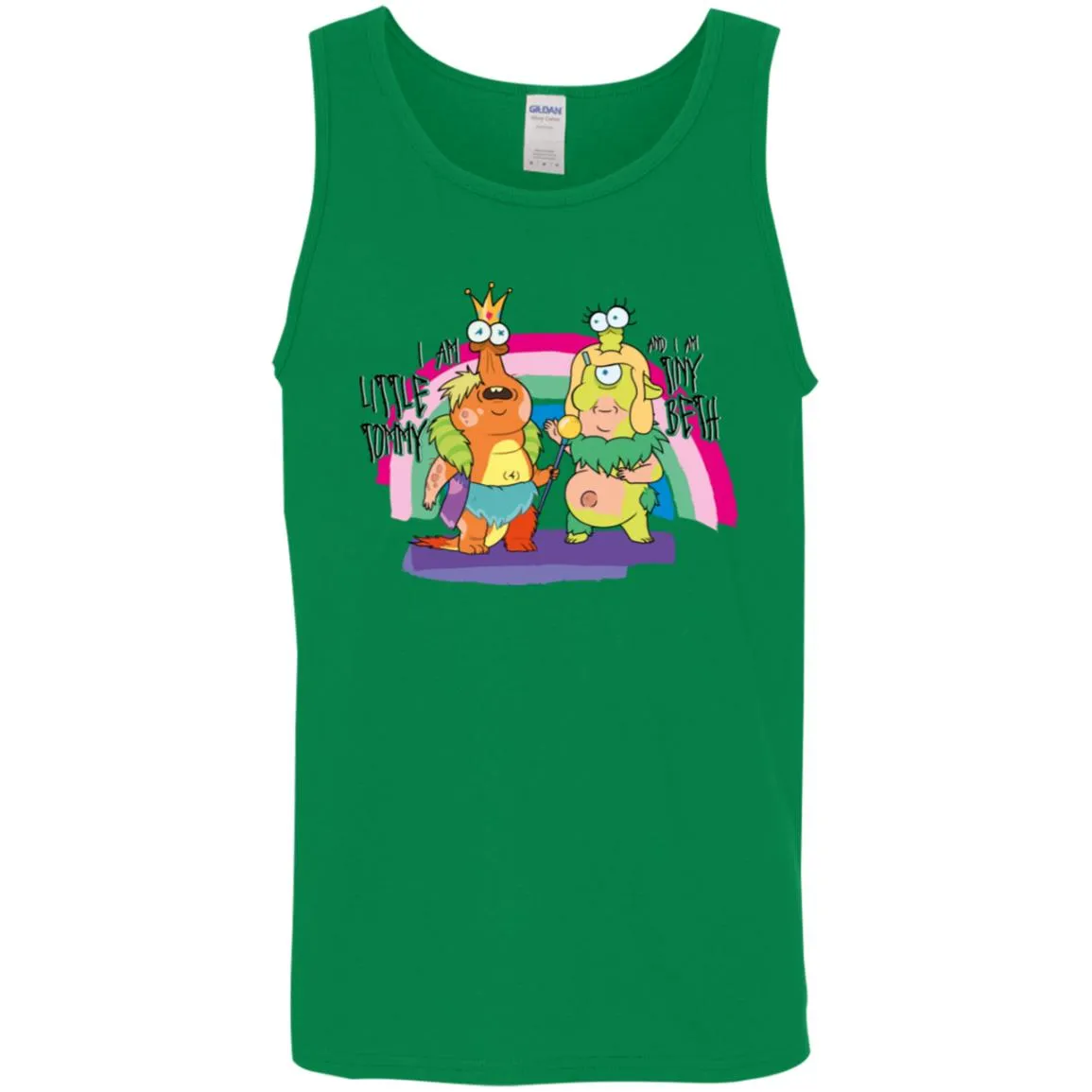 Rick And Morty Little Tommy And Tiny Beth Men Tank Top