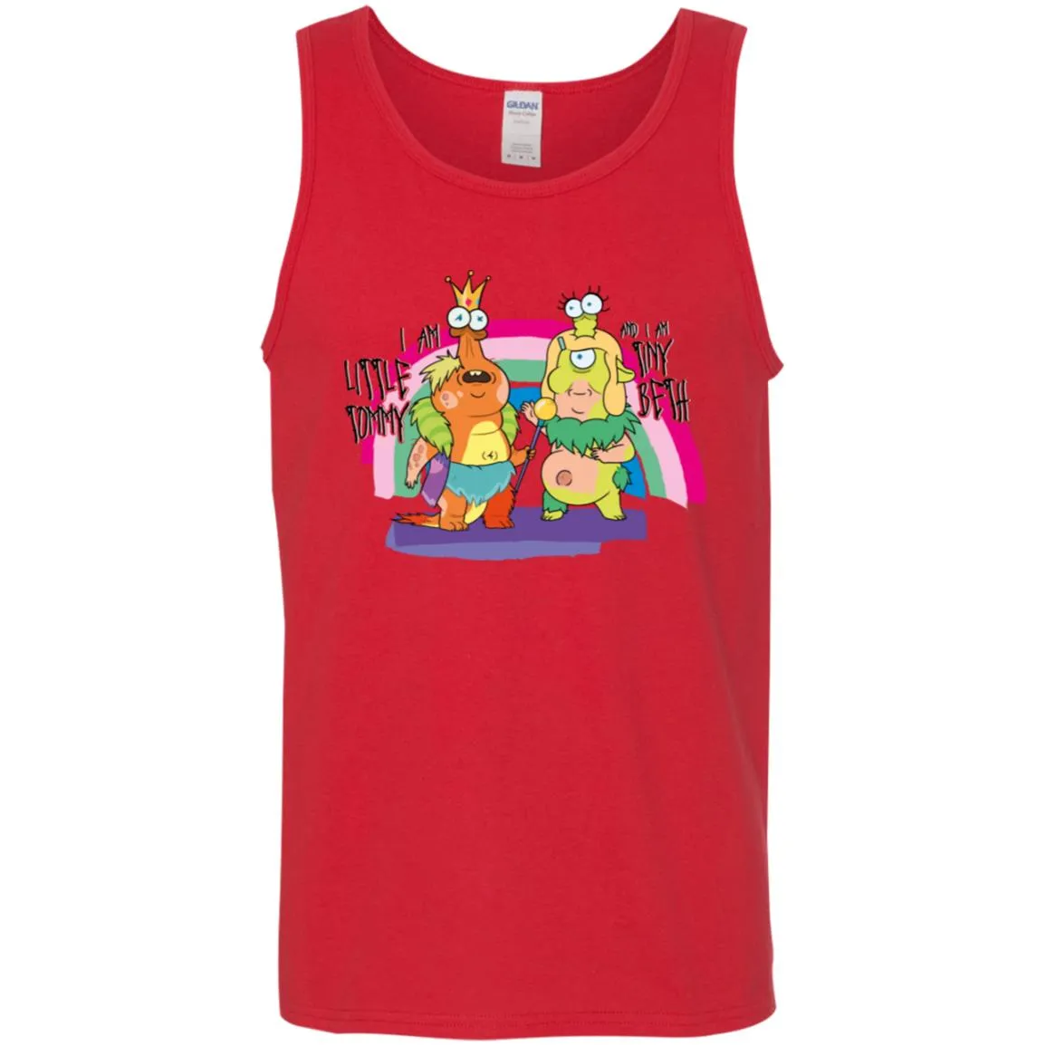 Rick And Morty Little Tommy And Tiny Beth Men Tank Top