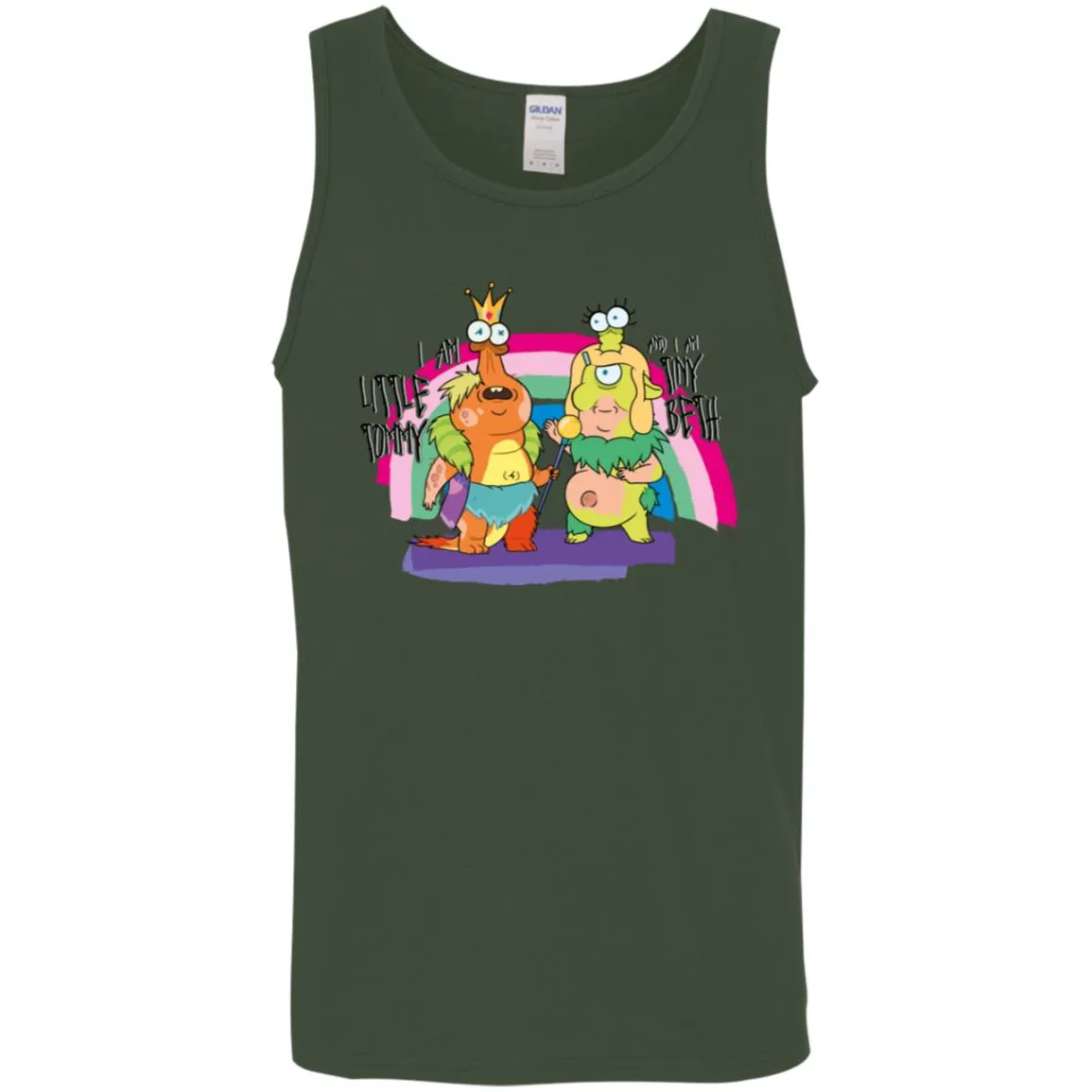 Rick And Morty Little Tommy And Tiny Beth Men Tank Top