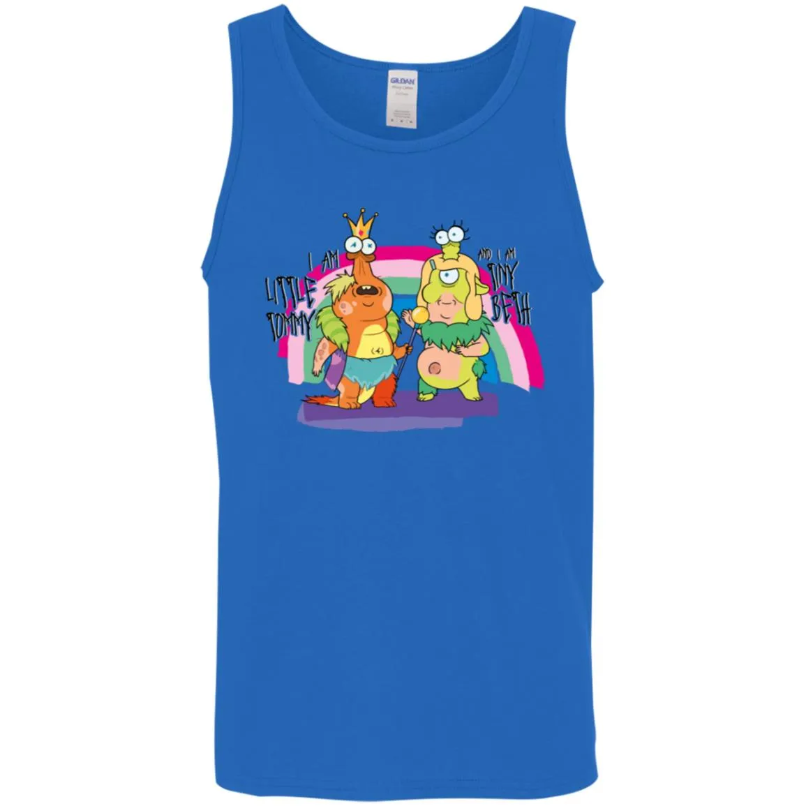 Rick And Morty Little Tommy And Tiny Beth Men Tank Top