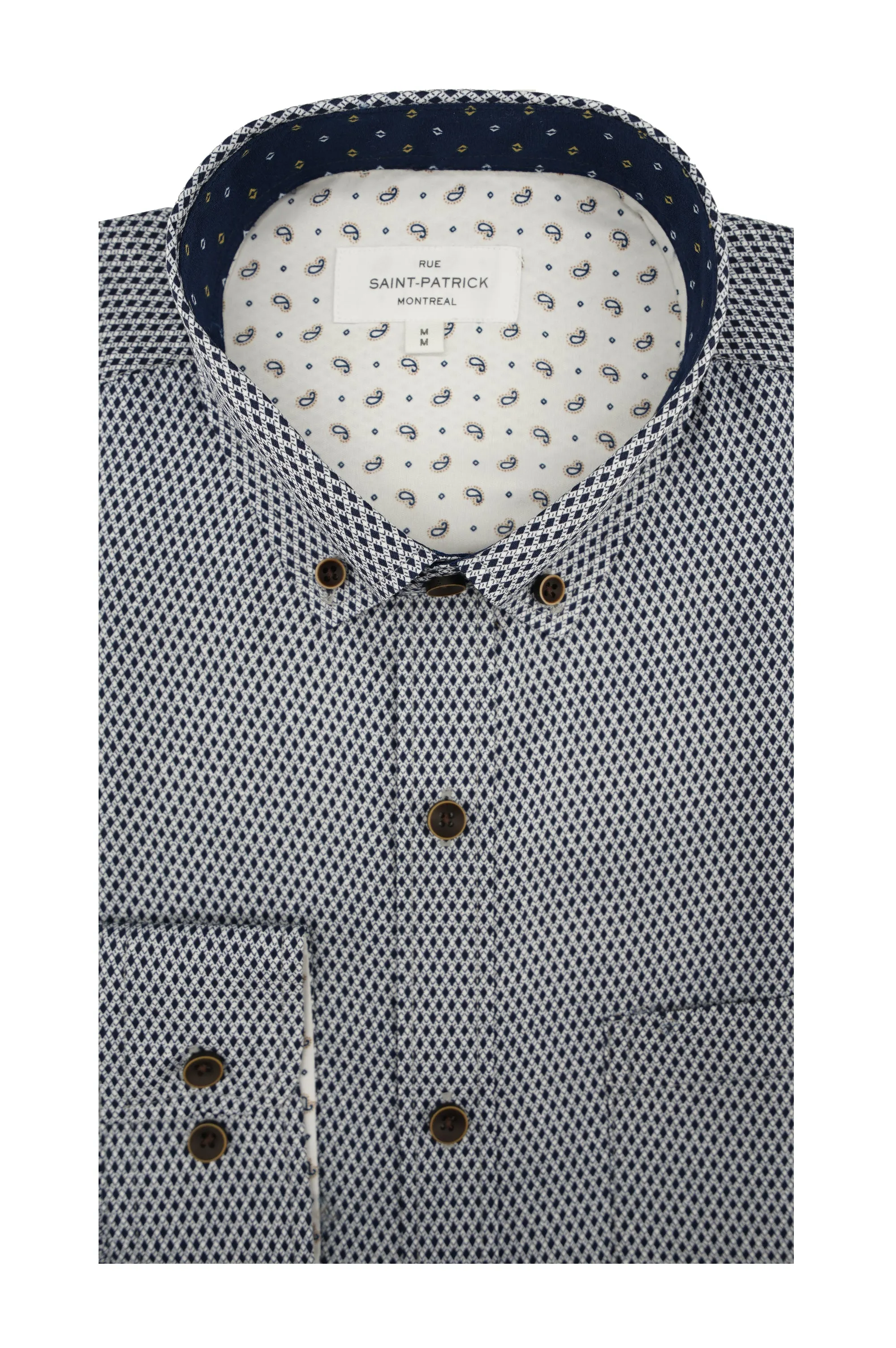 Rochelle Shirt in Navy and White