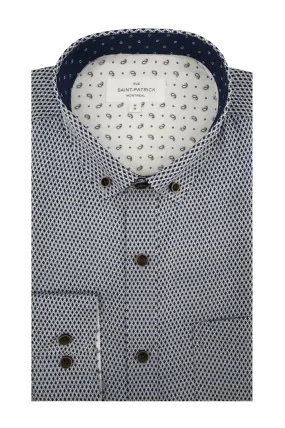 Rochelle Shirt in Navy and White