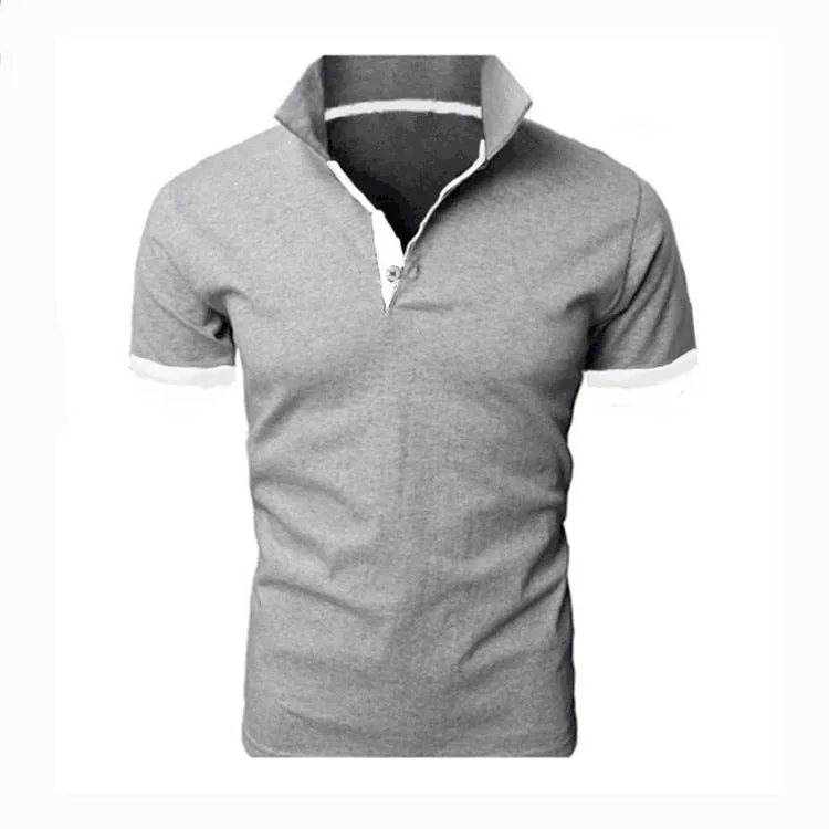 Slim Fit Polo Shirt Men Fashion