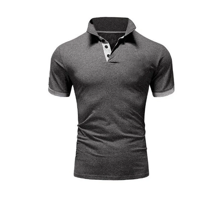 Slim Fit Polo Shirt Men Fashion