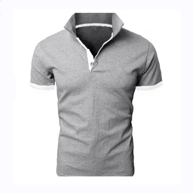 Slim Fit Polo Shirt Men Fashion