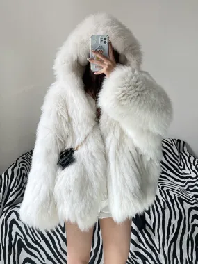 Soft Girl Y2K Faux Fur Jacket