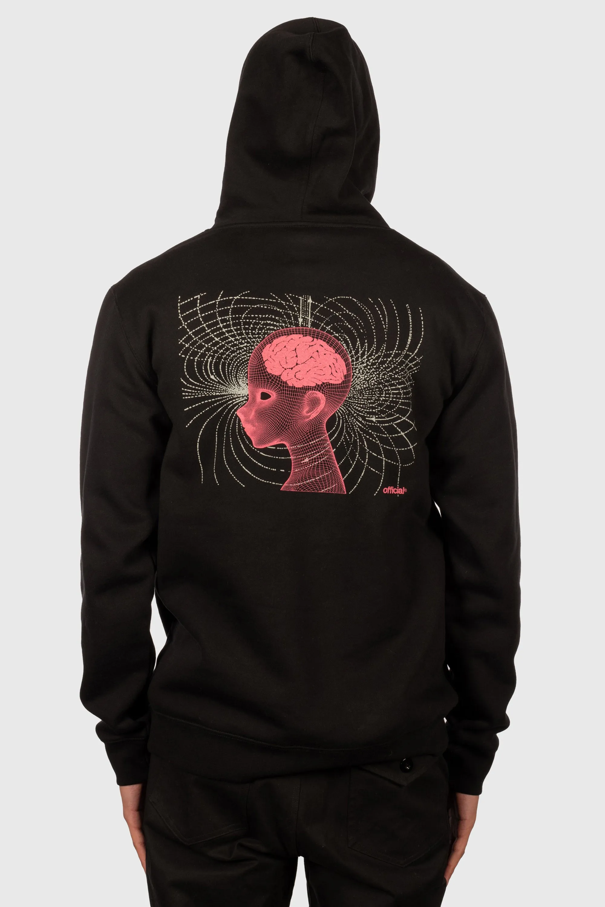Spirit Into Matter Hooded Sweatshirt (Black)