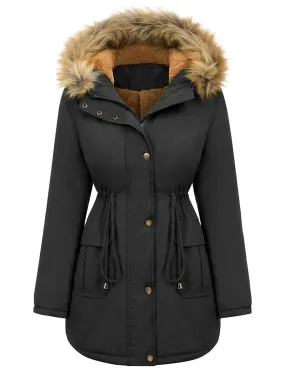 Stella Marie Parka | Lange waterdichte winterjas met bontkraag voor dames