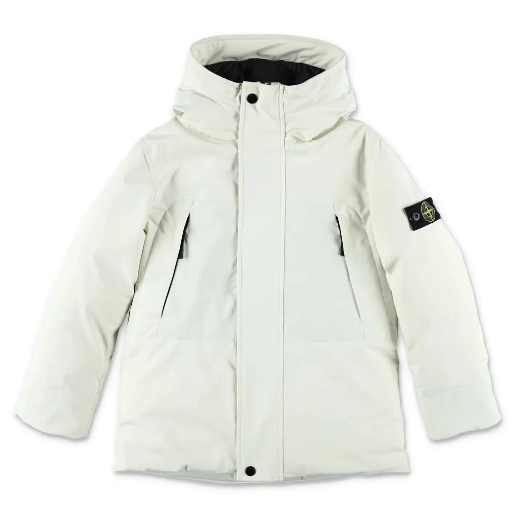 Stone Island Junior Parka Jacket With Primaloft-TC