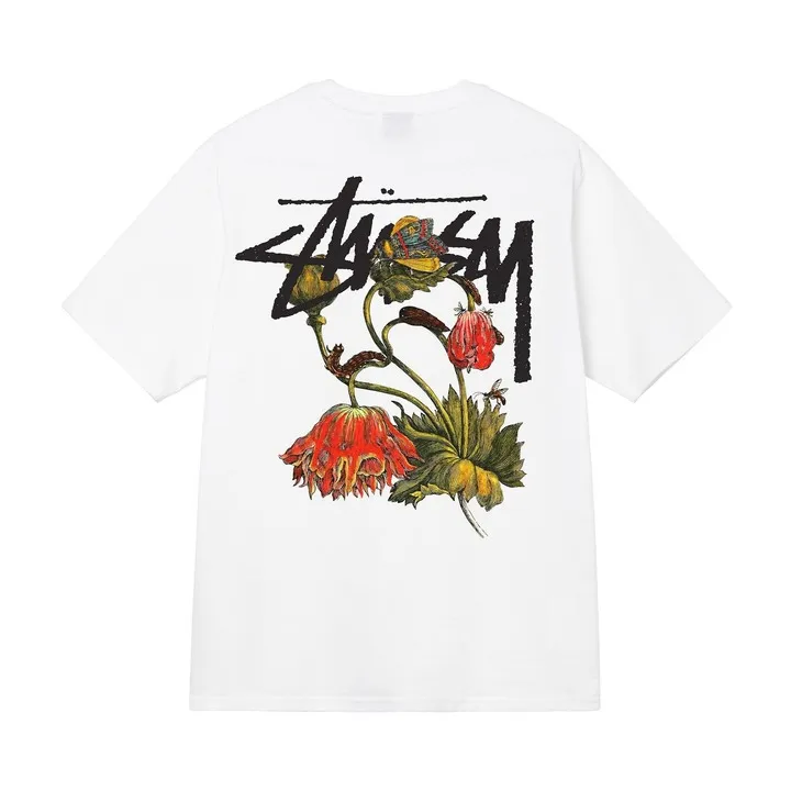 Stussy Shir round Neck Short Sleeve T-shirt Baby Boy and Girl Summer