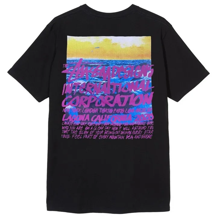 Stussy Shir round Neck Short Sleeve T-shirt Baby Boy and Girl Summer
