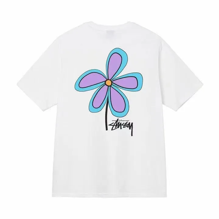 Stussy Shir round Neck Short Sleeve T-shirt Baby Boy and Girl Summer