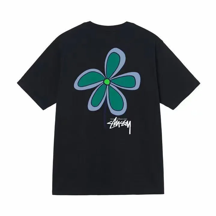 Stussy Shir round Neck Short Sleeve T-shirt Baby Boy and Girl Summer