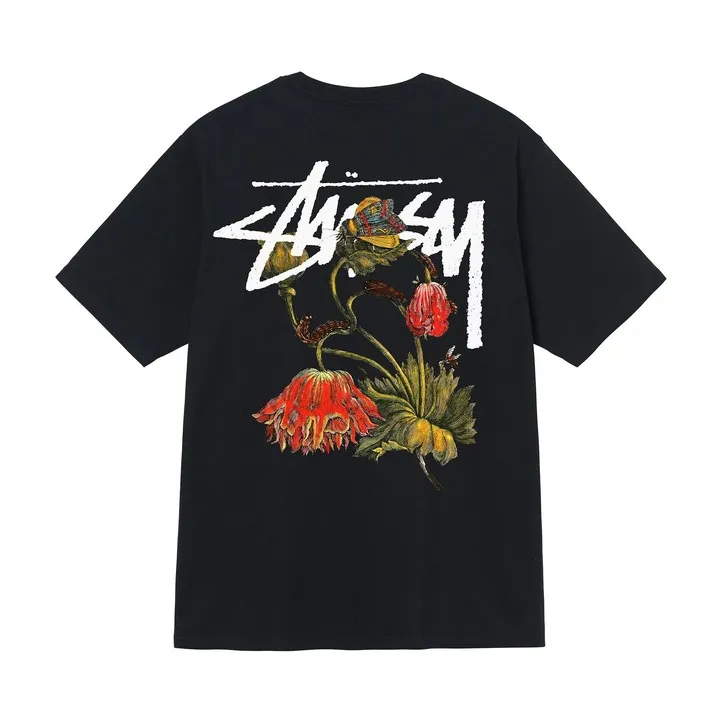 Stussy Shir round Neck Short Sleeve T-shirt Baby Boy and Girl Summer